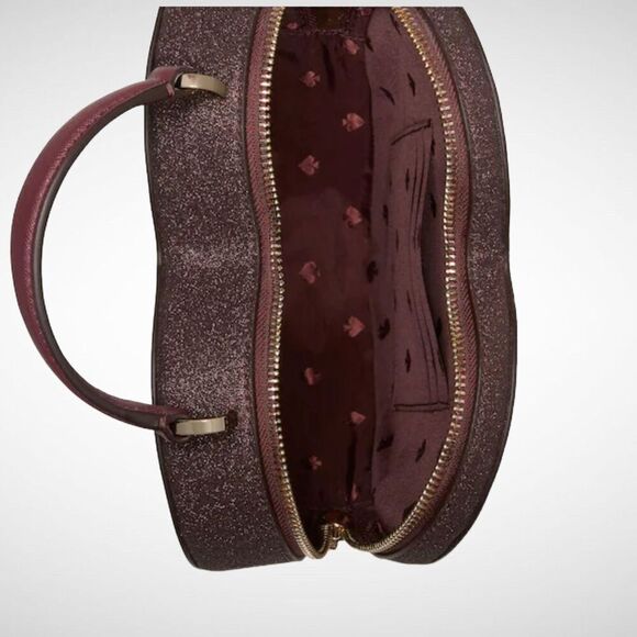 NWT Kate Spade Love Shack Glitter Heart Bag - Picture 4 of 8